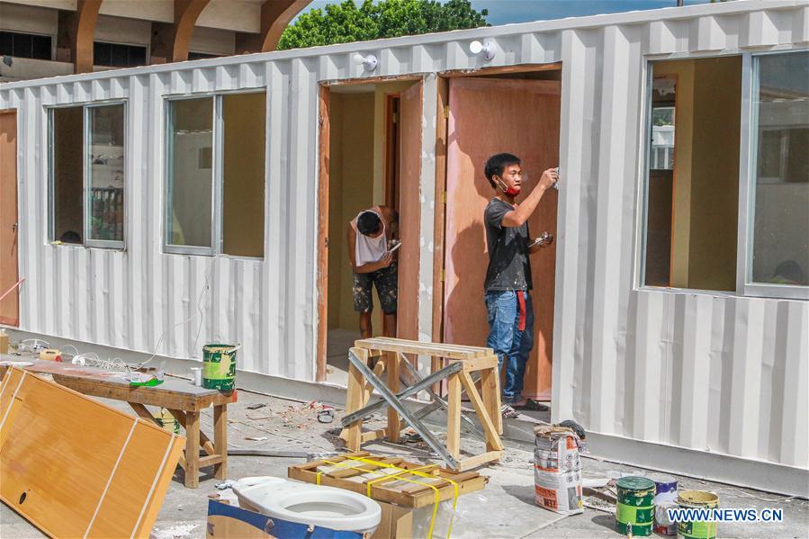 PHILIPPINES-MANILA-TEMPORARY MEDICAL FACILITIES-CONSTRUCTION