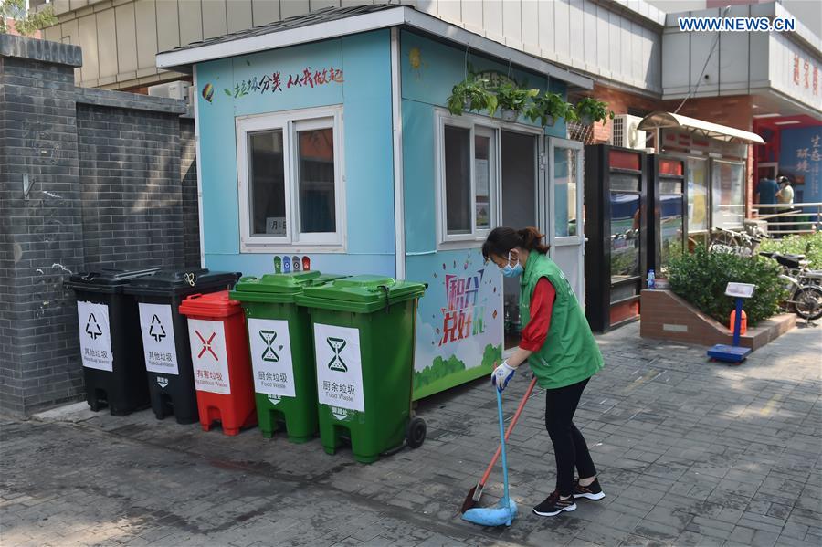 CHINA-BEIJING-GARBAGE SORTING-COMMUNITY (CN)