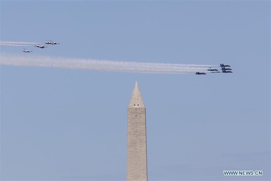 U.S.-WASHINGTON D.C.-COVID-19-FLYOVER