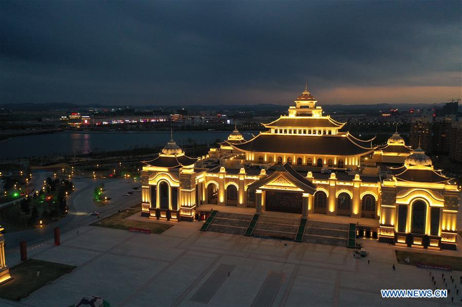 CHINA-INNER MONGOLIA-ULANHOT-NIGHT SCENE(CN)