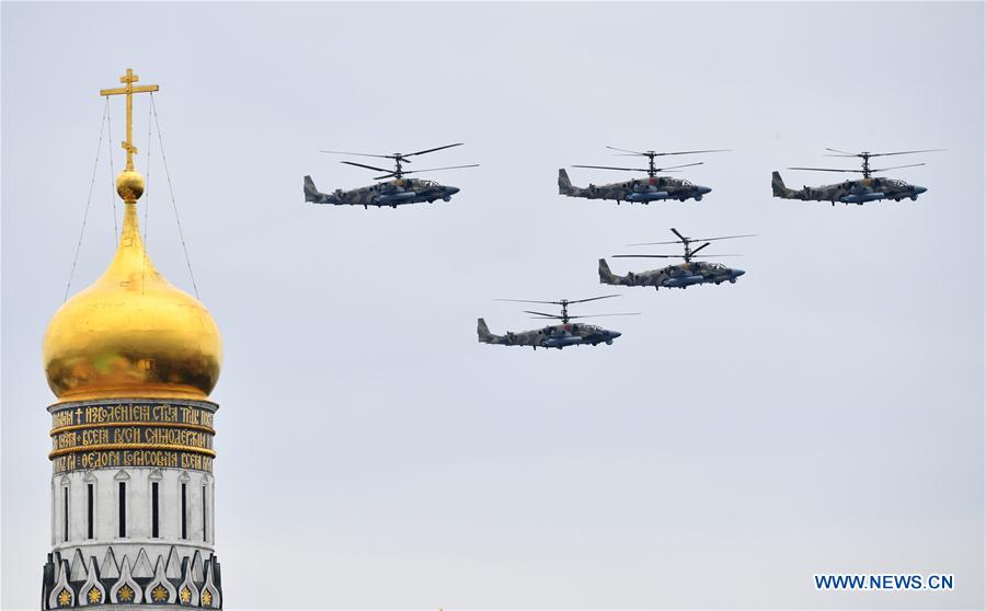 RUSSIA-MOSCOW-VICTORY DAY-AIR PARADE REHEARSAL