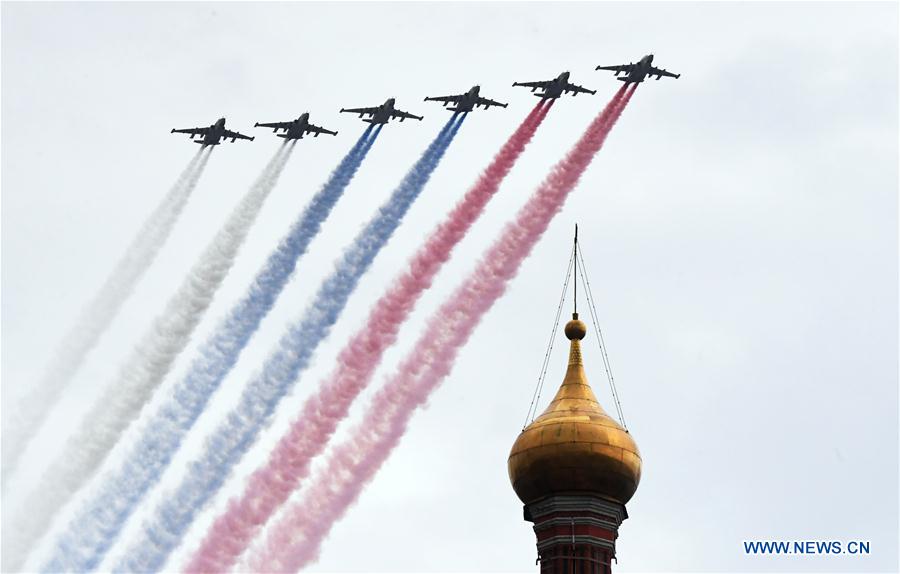 RUSSIA-MOSCOW-VICTORY DAY-AIR PARADE REHEARSAL