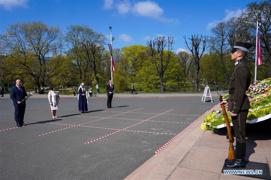 LATVIA-RIGA-COVID-19-DECLARATION OF INDEPENDENCE-ANNIVERSARY