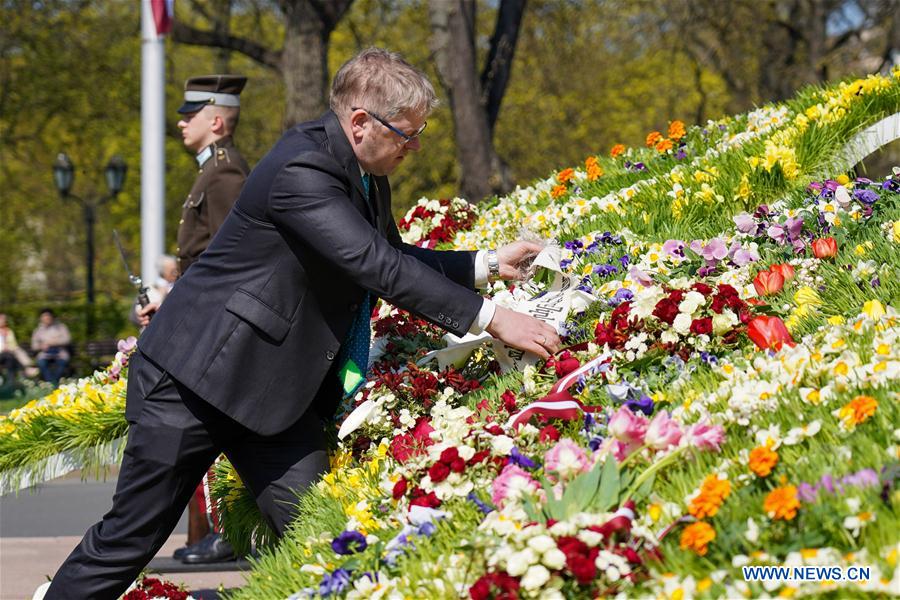 LATVIA-RIGA-COVID-19-DECLARATION OF INDEPENDENCE-ANNIVERSARY