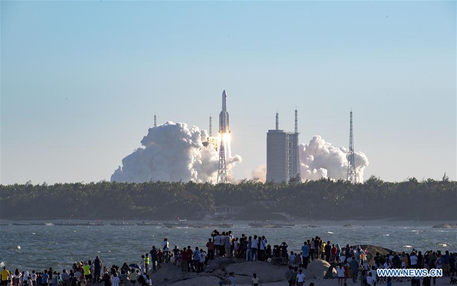 CHINA-HAINAN-LONG MARCH-5B-LAUNCH (CN)