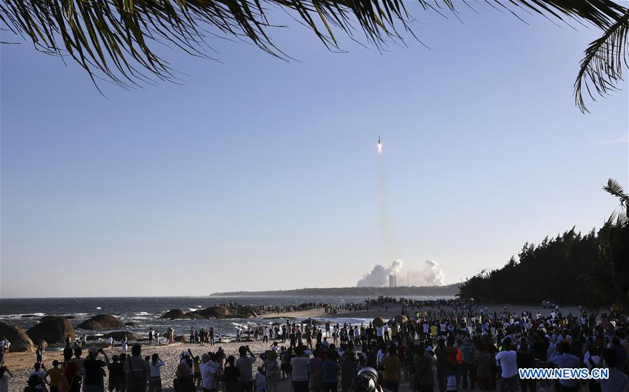 CHINA-HAINAN-LONG MARCH-5B-LAUNCH (CN)