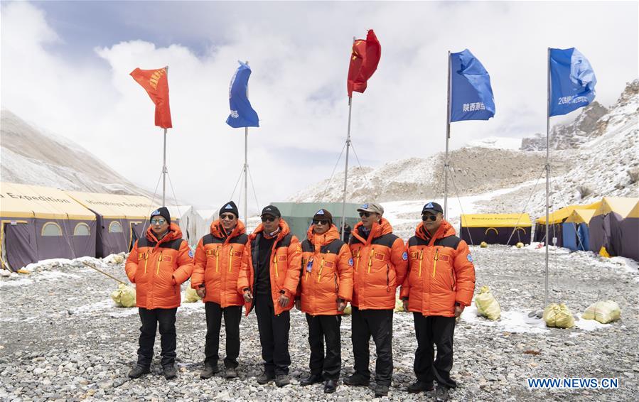 (InTibet)CHINA-MOUNT QOMOLANGMA-MEASUREMENT-BASE CAMP (CN)