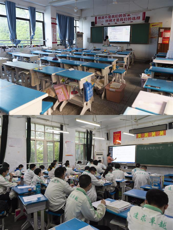 CHINA-HUBEI-XIANGYANG-STUDENTS-RETURNING TO SCHOOL (CN)