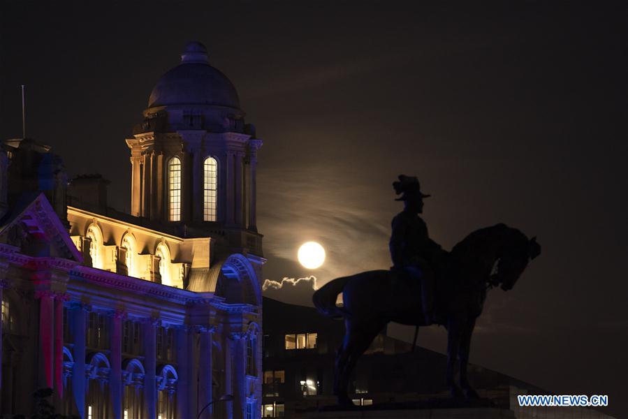 BRITAIN-LIVERPOOL-FULL MOON 