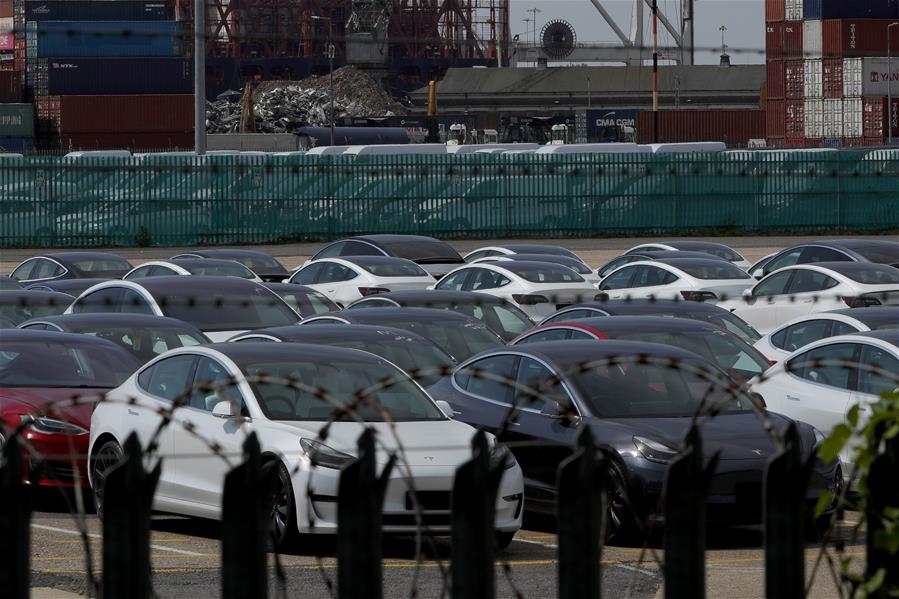 BRITAIN-COVID-19-CAR SALES-RECORD LOW