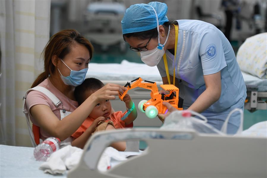 CHINA-ZHEJIANG-HANGZHOU-CHILDREN'S HOSPITAL-NURSES (CN)