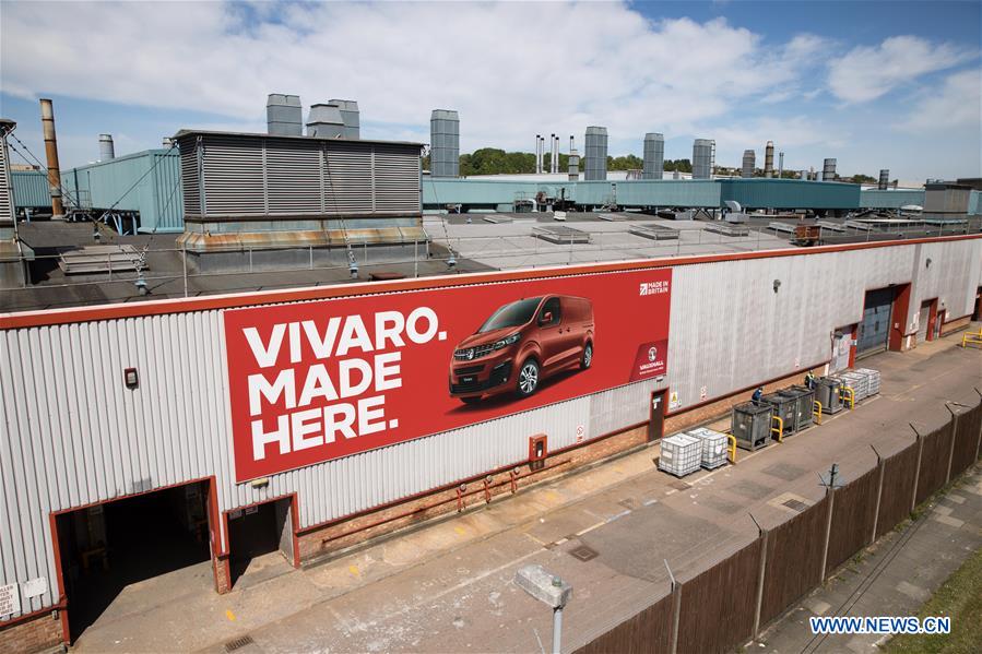 BRITAIN-LUTON-COVID-19-VAUXHALL-REOPENING