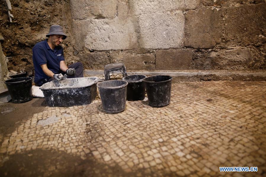 MIDEAST-JERUSALEM-ANCIENT SUBTERRANEAN SYSTEM-DISCOVERY