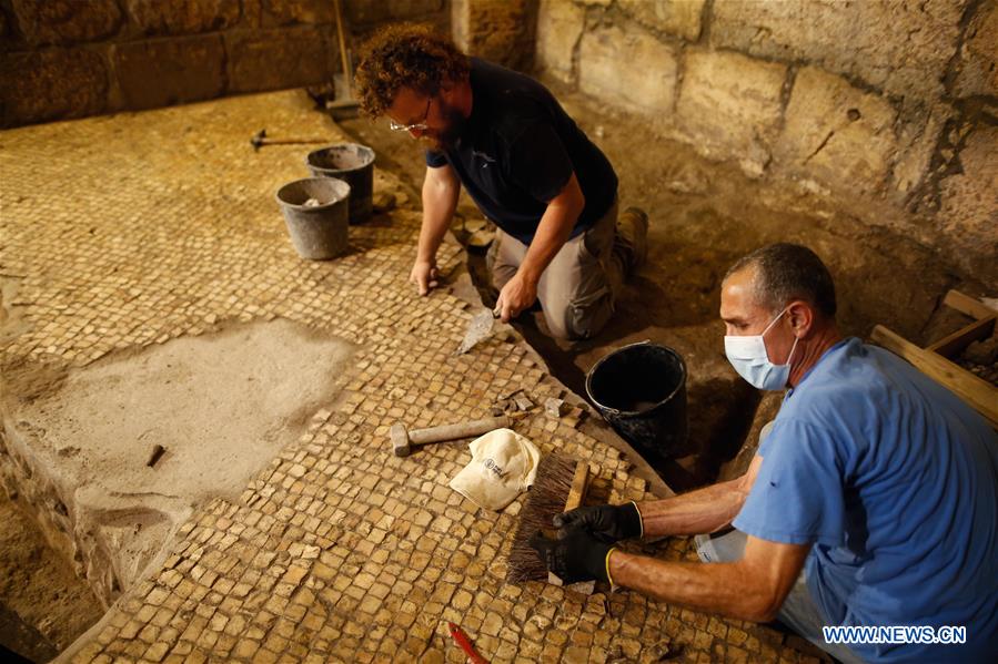 MIDEAST-JERUSALEM-ANCIENT SUBTERRANEAN SYSTEM-DISCOVERY