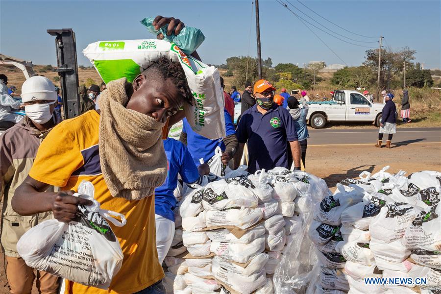 SOUTH AFRICA-PRETORIA-COVID-19-FOOD DISTRIBUTION