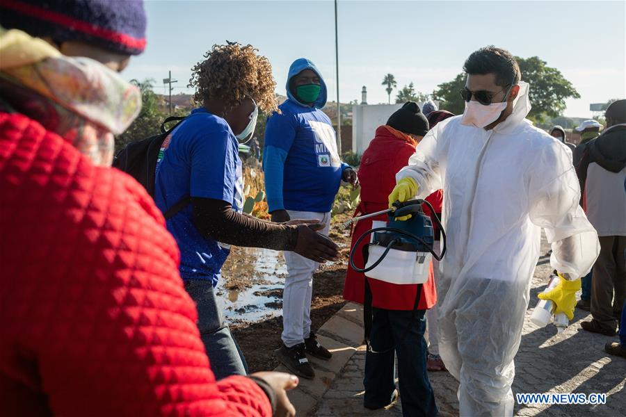 SOUTH AFRICA-PRETORIA-COVID-19-FOOD DISTRIBUTION