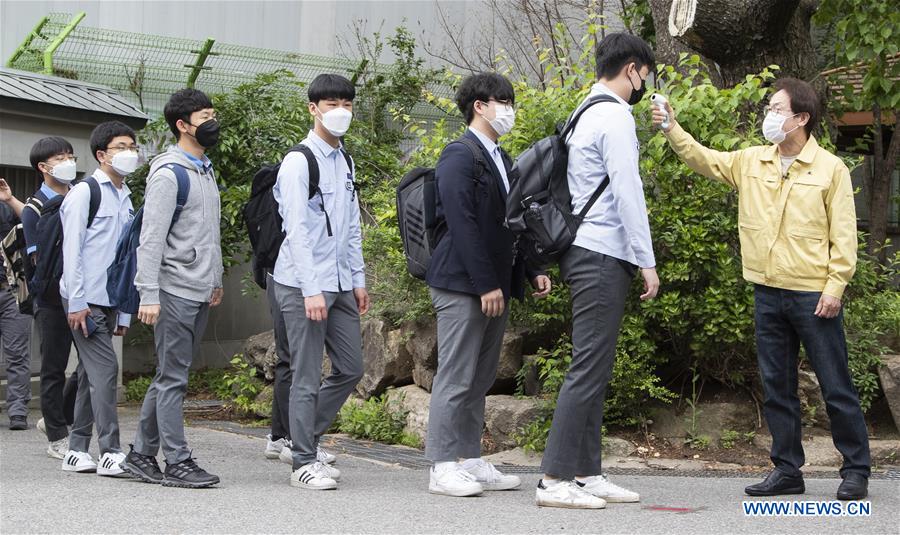 High School Seniors Become 1st Batch To Return School In South Korea 