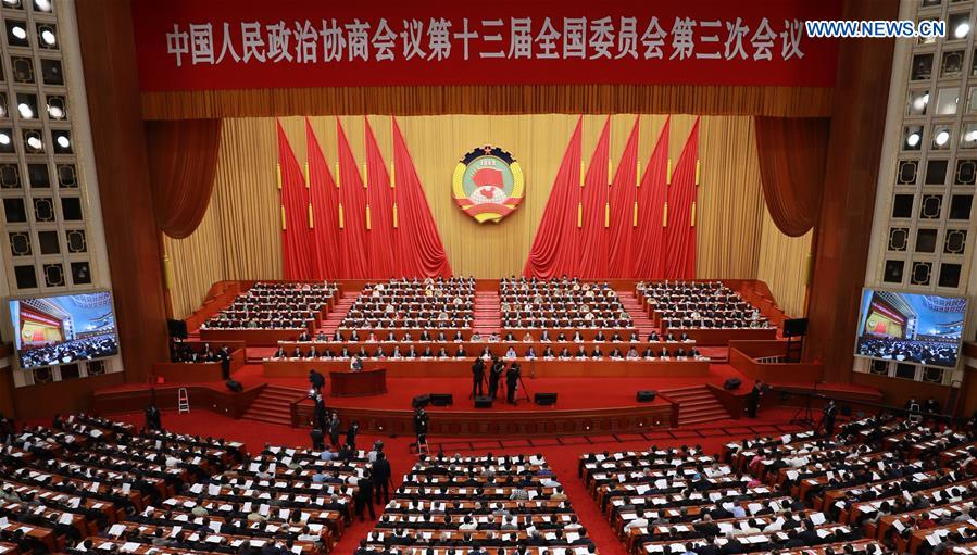 (TWO SESSIONS)CHINA-BEIJING-CPPCC-ANNUAL SESSION-SECOND PLENARY MEETING (CN)