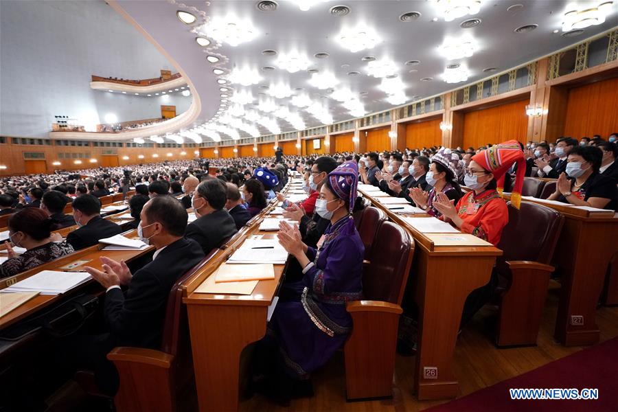 (TWO SESSIONS)CHINA-BEIJING-NPC-ANNUAL SESSION-SECOND PLENARY MEETING (CN)