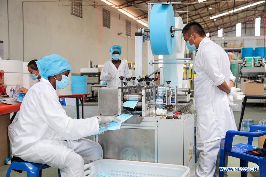 UGANDA-MUKONO-CHINESE-OWNED FACEMASK FACTORY-LAUNCH