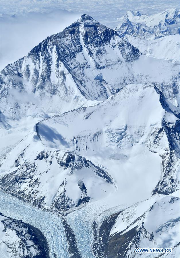 CHINA-MOUNT QOMOLANGMA-AERIAL VIEWS (CN)