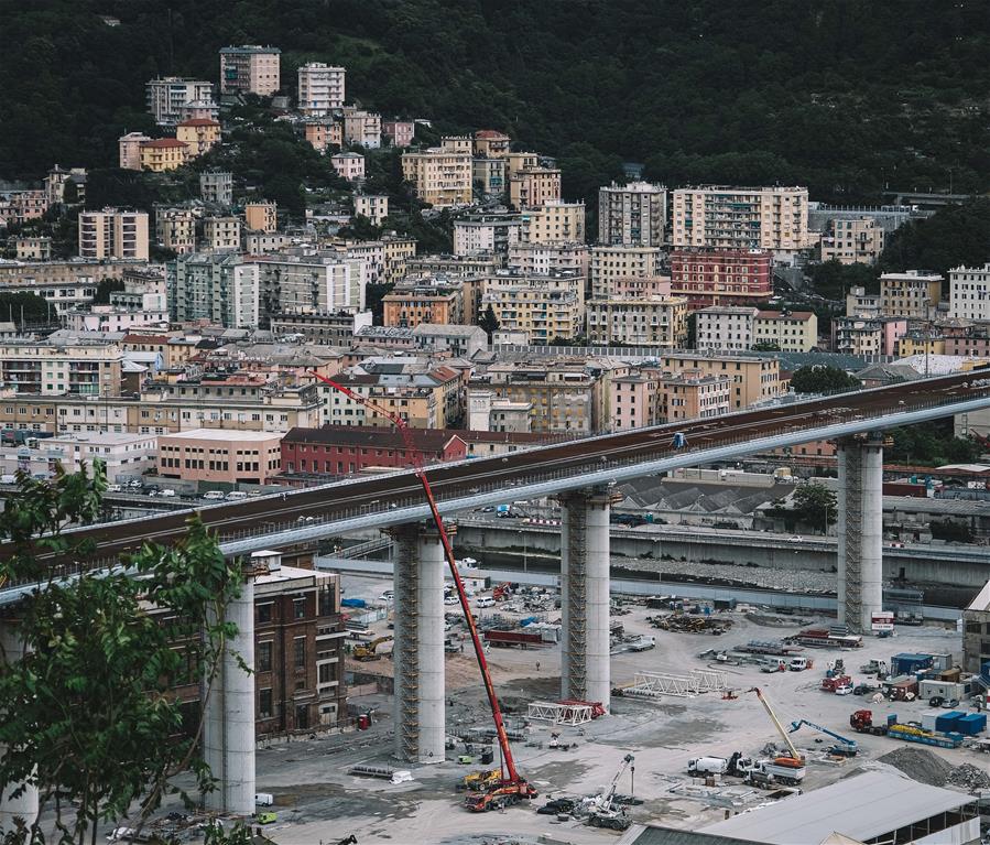 ITALY-GENOA-NEW BRIDGE-CONSTRUCTION 