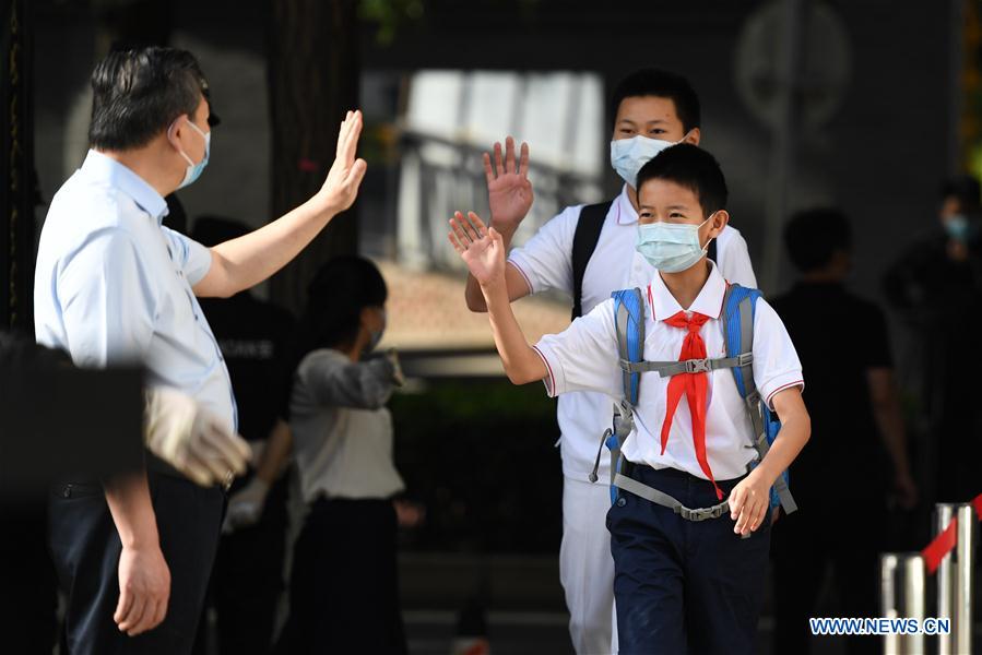 CHINA-BEIJING-SCHOOLS-REOPEN