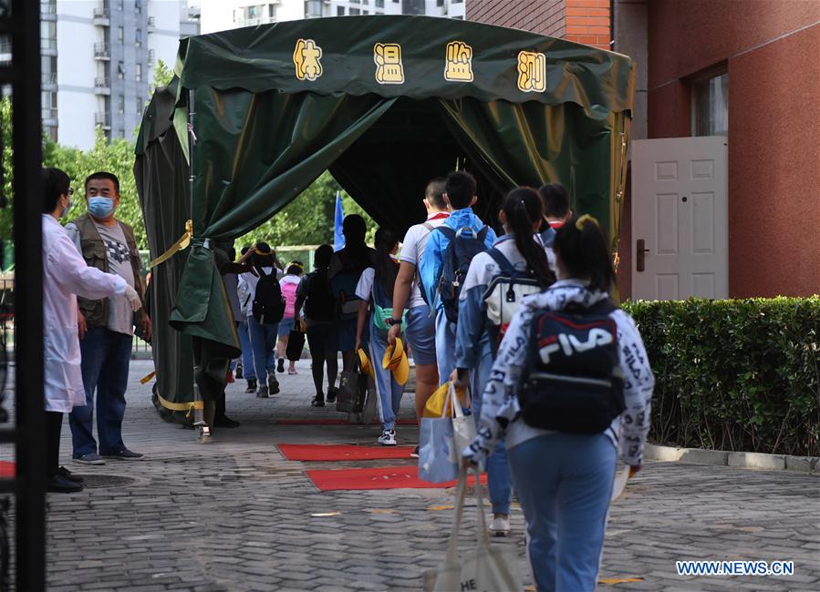 CHINA-BEIJING-SCHOOLS-REOPEN