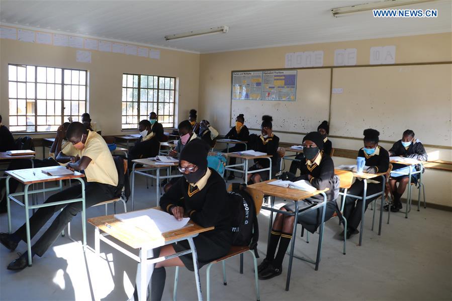 NAMIBIA-WINDHOEK-COVID-19-SCHOOL-RESUMPTION