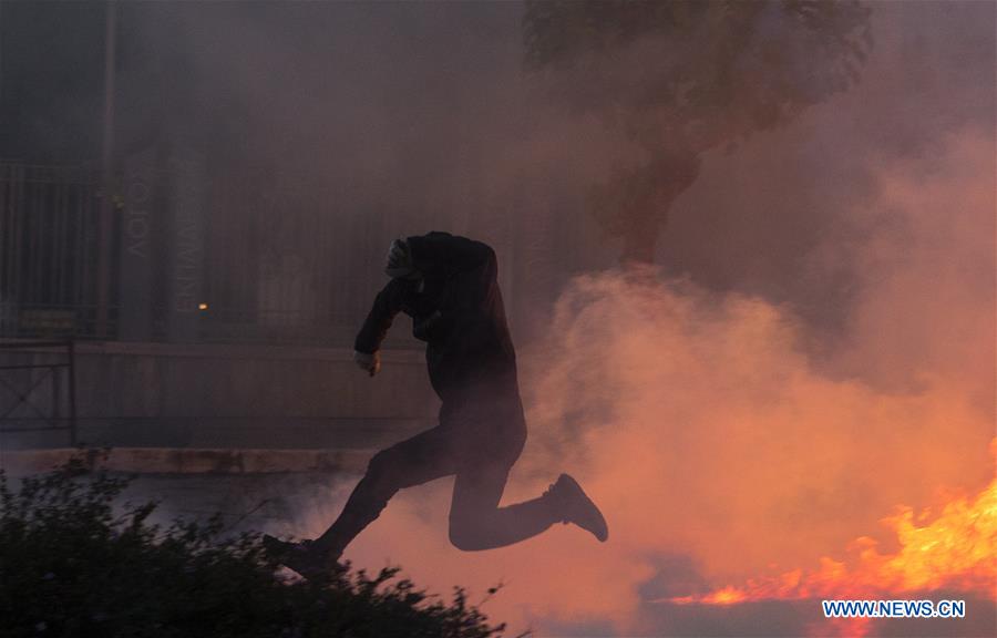 GREECE-ATHENS-PROTEST