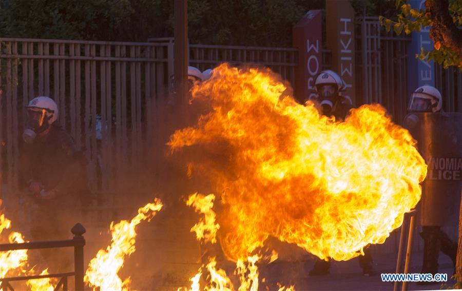 GREECE-ATHENS-PROTEST