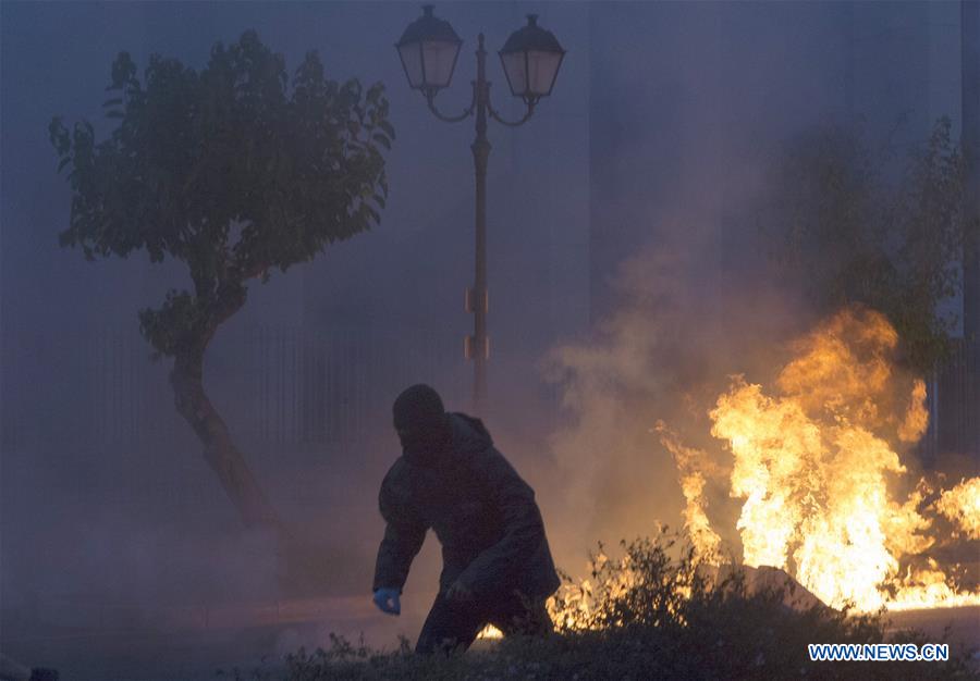 GREECE-ATHENS-PROTEST