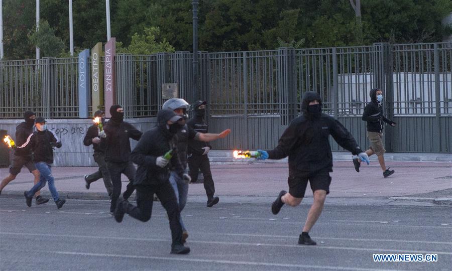 GREECE-ATHENS-PROTEST