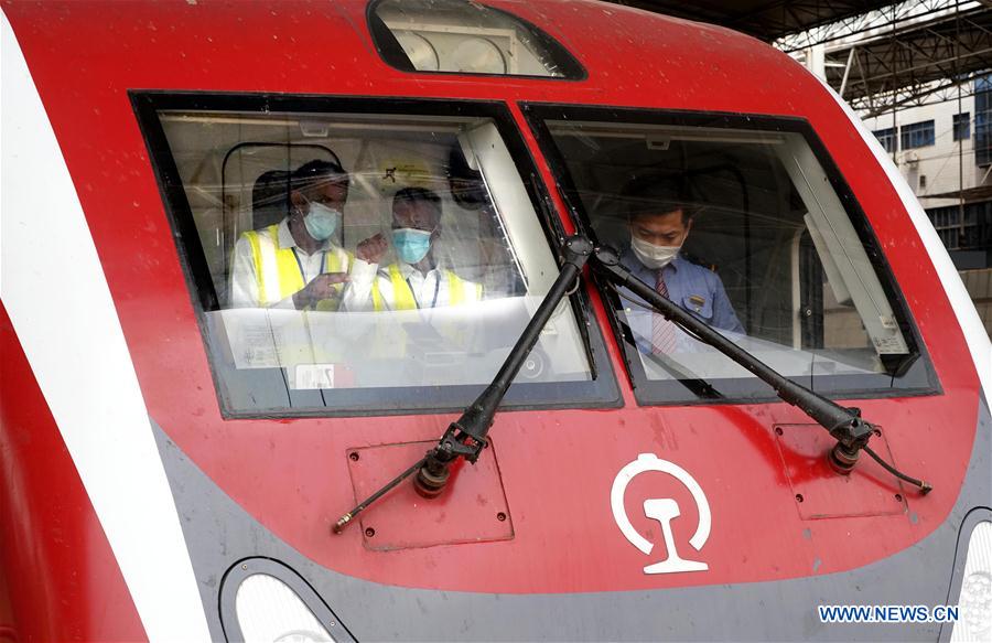 CHINA-HENAN-ZHENGZHOU-ETHIOPIAN TRAIN DRIVER (CN)