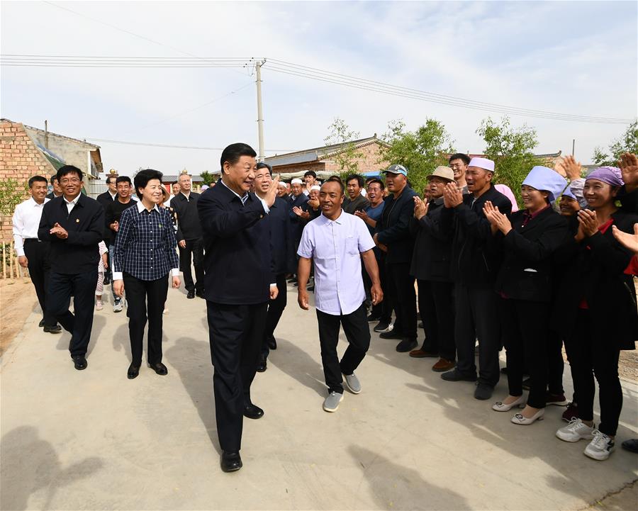 CHINA-NINGXIA-XI JINPING-INSPECTION (CN)