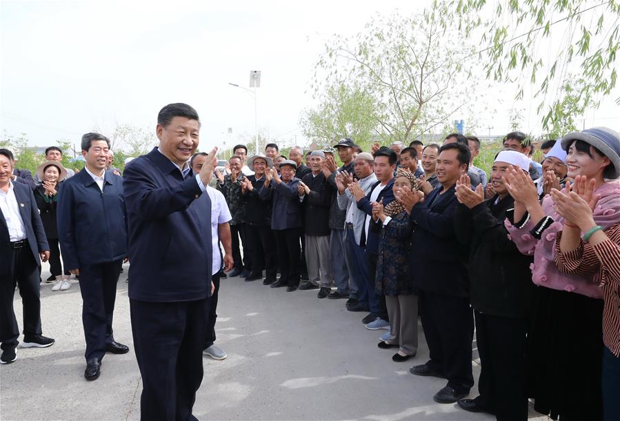 CHINA-NINGXIA-XI JINPING-INSPECTION (CN)