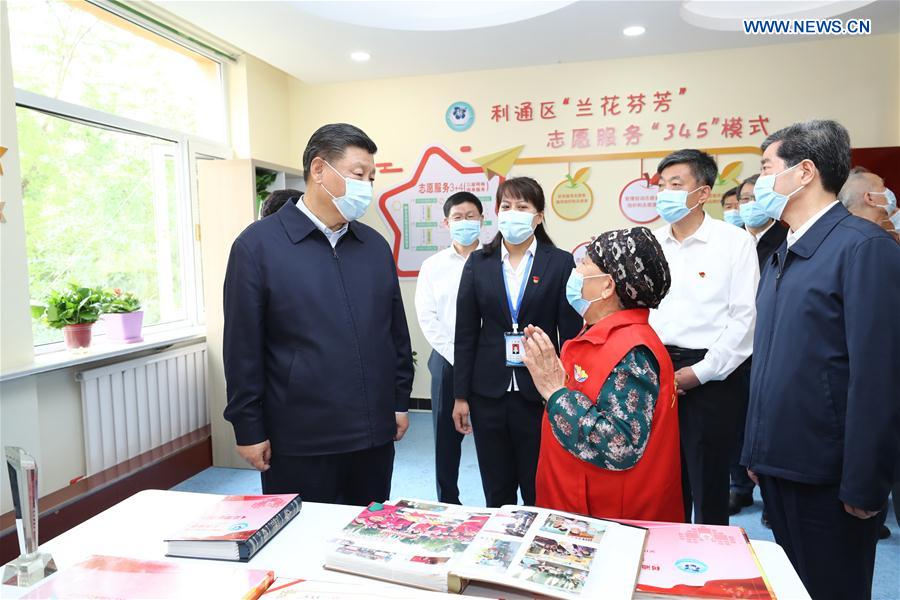 CHINA-NINGXIA-XI JINPING-INSPECTION (CN)