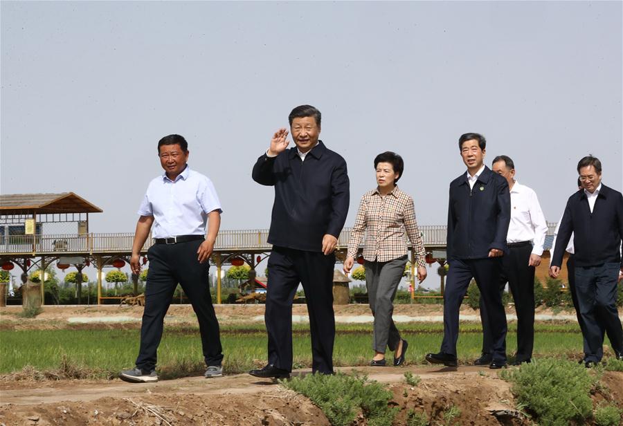 CHINA-NINGXIA-YINCHUAN-XI JINPING-INSPECTION (CN)