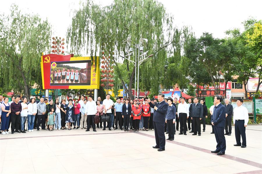 CHINA-NINGXIA-XI JINPING-INSPECTION (CN)