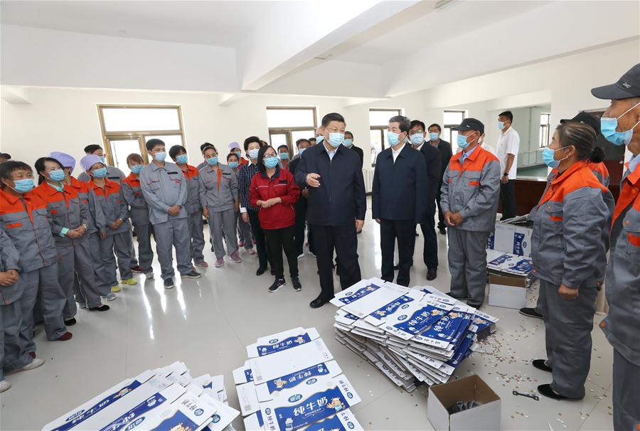 CHINA-NINGXIA-XI JINPING-INSPECTION (CN)