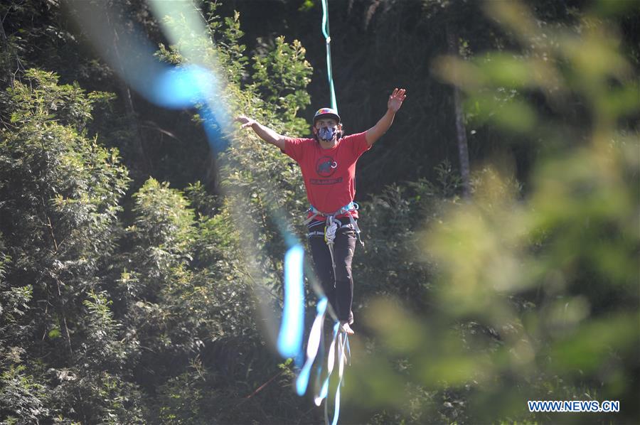 INDONESIA-YOGYAKARTA-COVID-19-TOURISM-TIGHTROPE-ANDI ARDI