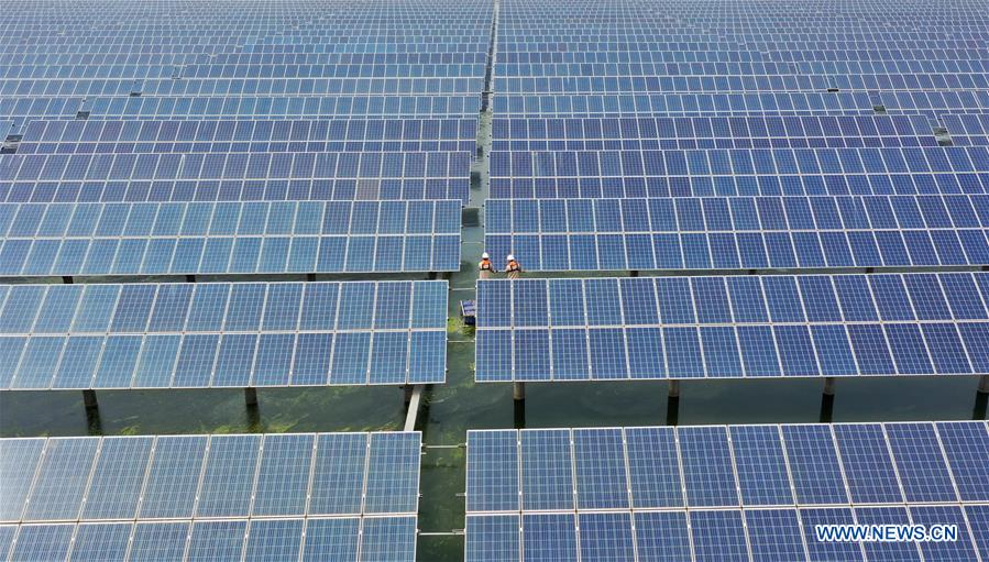 CHINA-HEBEI-TANGSHAN-PHOTOVOLTAIC PANELS-ELECTRICITY GENERATION-PISCICULTURE (CN)