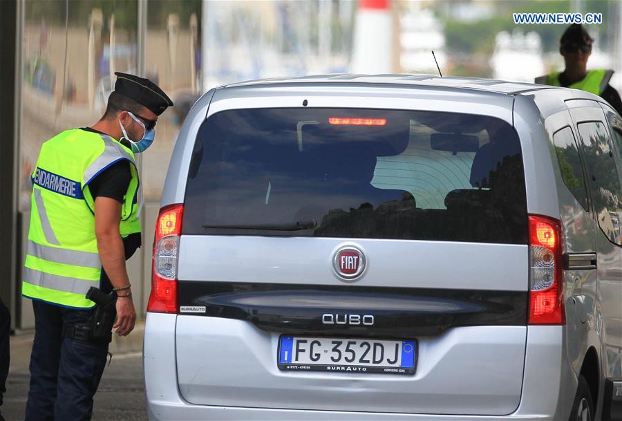 FRANCE-MENTON-COVID-19-ITALY-BORDER-REOPENING