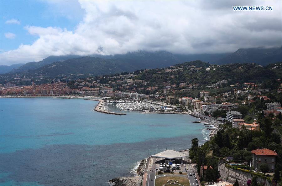 FRANCE-MENTON-COVID-19-ITALY-BORDER-REOPENING