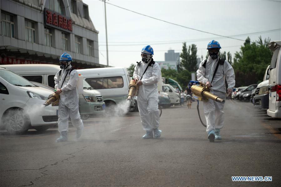 CHINA-BEIJING-COVID-19-DISINFECTION AND SUPERVISION (CN)