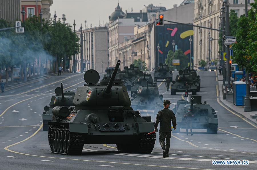 RUSSIA-MOSCOW-VICTORY DAY PARADE-REHEARSAL