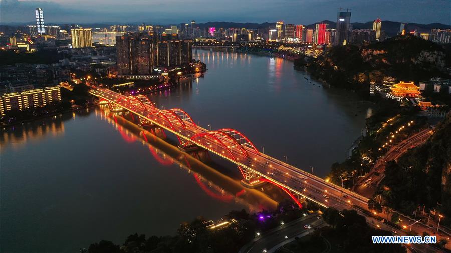 CHINA-GUANGXI-LIUZHOU-NIGHT VIEW (CN)