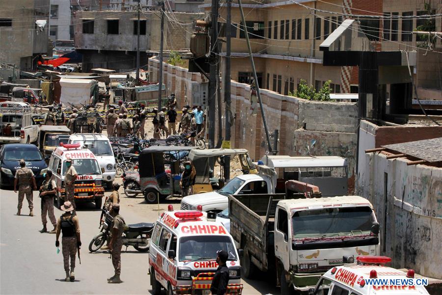 PAKISTAN-KARACHI-GRENADE ATTACK