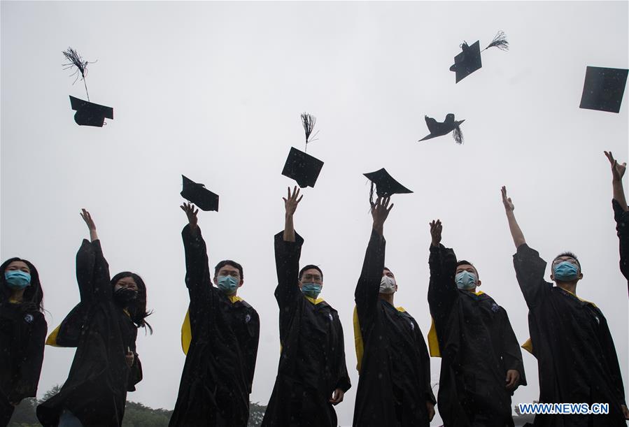 CHINA-HUBEI-WUHAN-WUHAN UNIVERSITY-COMMENCEMENT CEREMONY (CN)