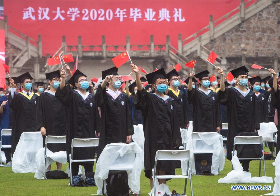 CHINA-HUBEI-WUHAN-WUHAN UNIVERSITY-COMMENCEMENT CEREMONY (CN)